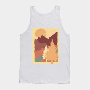 Maroon Monday nature scene Tank Top